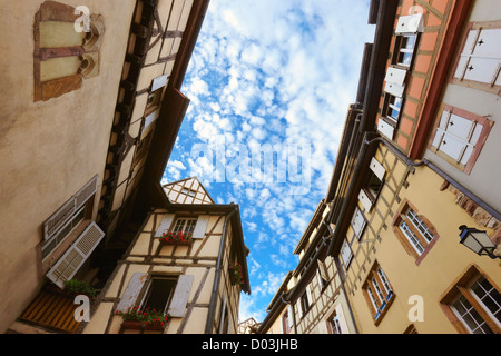 Tanner il distretto. Colmar, Alsazia, Francia Foto Stock