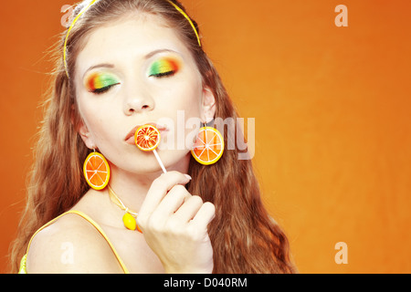 Il trucco di agrumi Foto Stock