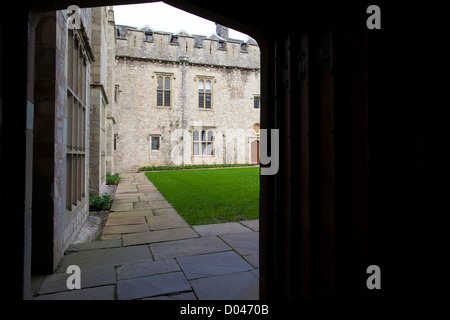 Uwc atlantic College, St Donat's Castle, Vale of Glamorgan, South wales, Regno Unito Foto Stock
