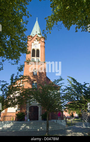 Strade e piazze di Werder / Havel Foto Stock