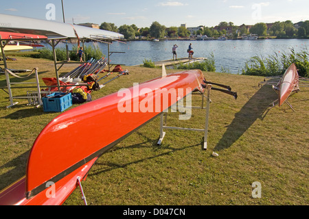 Strade e piazze di Werder / Havel Foto Stock