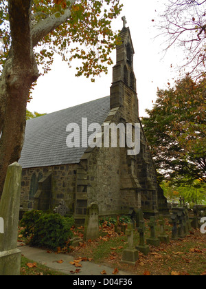 Parte anteriore del San Giacomo il minore di Philadelphia. Chiesa di San Giacomo il minore sul NRHP dal Novembre 20, 1974. Anche a livello nazionale Foto Stock