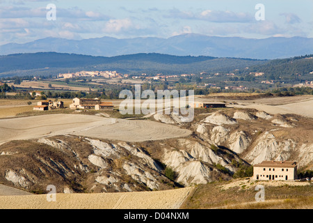 L'Europa, Italia, Toscana, Siena, crete senesi, paesaggio Foto Stock