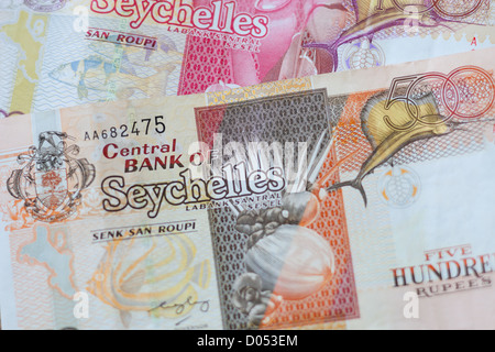 Rupia delle Seychelles Foto Stock
