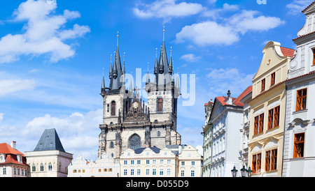 Panorama di Praga Foto Stock