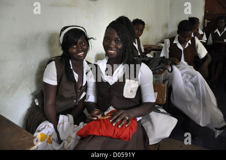 Vovational trining scuola in sefrrekunda, Gambia Foto Stock