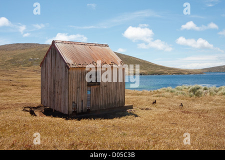 Abbandonato capanna di pastore Foto Stock