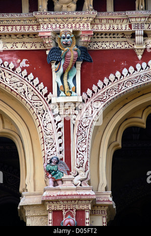 Il Thirumalai Nayak Palace a Madurai, Tamil Nadu, India. Foto Stock