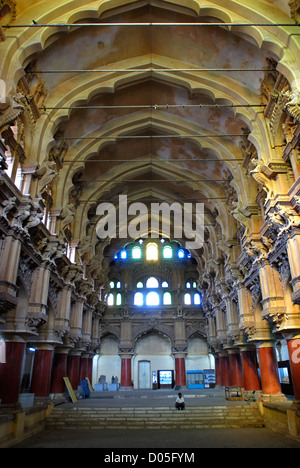 Il Thirumalai Nayak Palace a Madurai, Tamil Nadu, India. Foto Stock