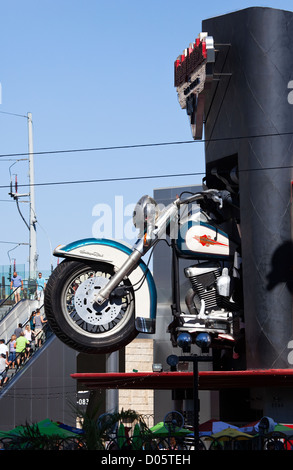 Harley Davidson Cafe di Las Vegas Foto Stock