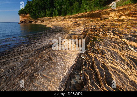 Mosquito Creek, il lago Michigan Foto Stock