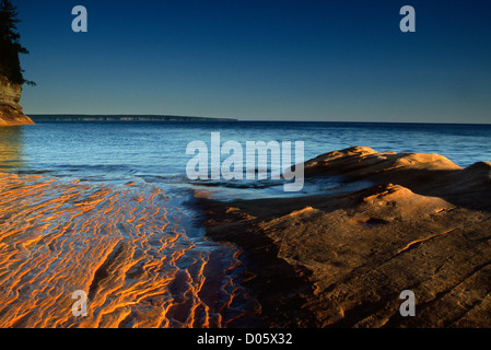 Mosquito Creek, il lago Michigan Foto Stock