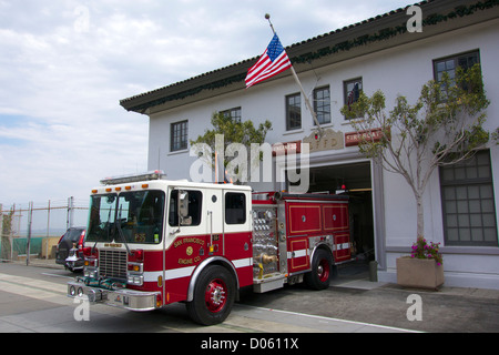 Engine Company 35 stazione e fire boat house. San Francisco, California. Foto Stock