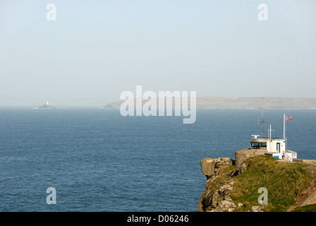 Stazione di guardia costiera, Golva stazione Borthia, Nazionale Coastwatch Istituzione, St Ives, Cornwall, England, Regno Unito, Europa Foto Stock