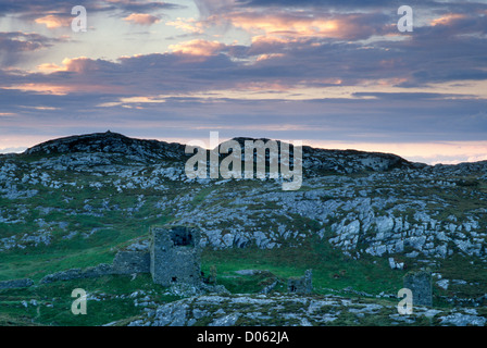 Il castello di Tre Testa, Lisnagrave, Irlanda Foto Stock