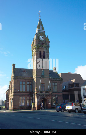 High Street Annan Dumfries e Galloway Foto Stock