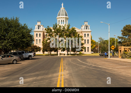 Il Presidio County Courthouse in Marfa, TX Foto Stock