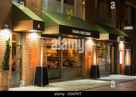 Cielo ristorante a Brindleyplace, Birmingham Foto Stock