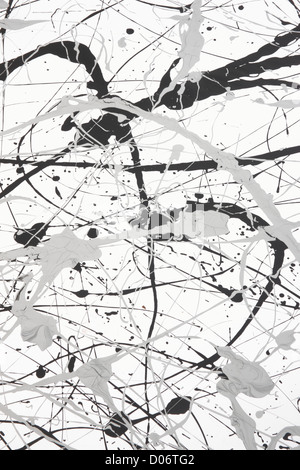 Jackson Pollock dipinto di stile Foto Stock