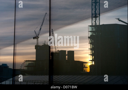 Galleria d'arte Tate Modern estensione sotto costruzione Londra, Inghilterra, Regno Unito. BRIAN HARRIS © 11-2012 Foto Stock