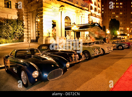 California Mille Car Show al Fairmont Hotel di San Francisco Stati Uniti d'America Foto Stock