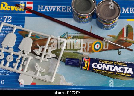 Revell Hawker Hurricane kit modello Foto Stock