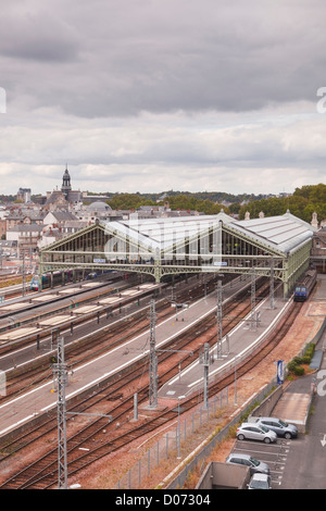 Il principale capolinea dei treni a Tours in Francia. Foto Stock