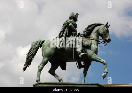 Federico il Grande (1712-1786), re di Prussia. Monumento equestre (1839-1851) da Christian Daniel Rauch. Berlino. Germania. Foto Stock