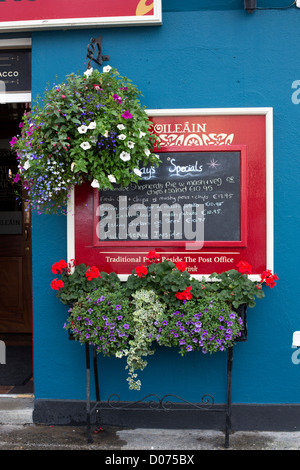 Pub Irlandese segno alimentare Foto Stock