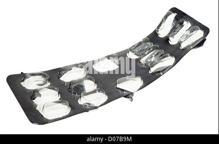 Vuoto utilizzati blister da forniture mediche, REGNO UNITO Foto Stock