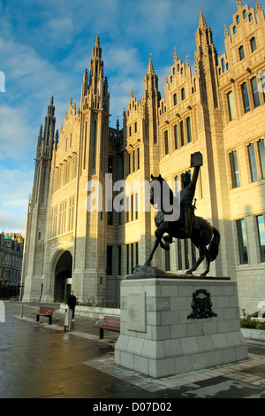 Marischal College di Aberdeen Foto Stock