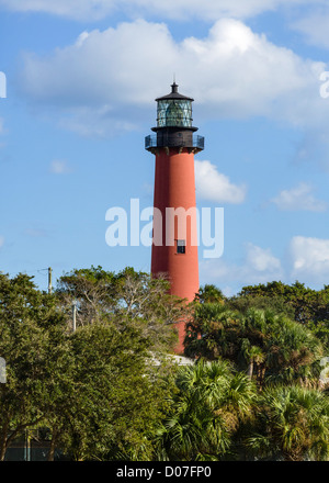 La Jupiter luce di aspirazione, Giove, Treasure Coast, Florida, Stati Uniti d'America Foto Stock