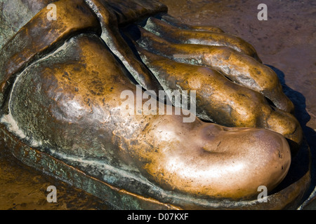 Ivan Mestrovic statua,il Palazzo di Diocleziano, Split, Croazia,l'Europa Foto Stock