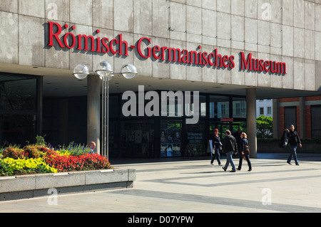 Museo Roemisch-Germanisches am Roncalliplatz in Koeln am Rhein, Renania settentrionale-Vestfalia Foto Stock