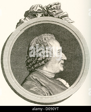 Denis Diderot, 1713 - 1784. Filosofo francese, critico d'arte e scrittore. Foto Stock