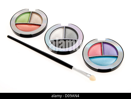 Eye Shadow colore con disco singolo colore per unità Foto Stock
