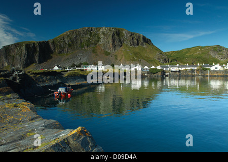 Cava di ardesia a Ellenabeich, Easdale sull'Isola di Seil, Argyll & Bute Foto Stock