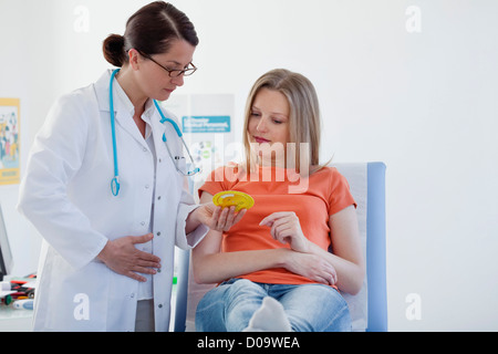 Calcolatrice di gestazione Foto Stock