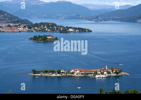 Isola Bella e Verbania sul Lago Maggiore, Italia Foto Stock