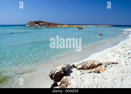 Baia di nissi ayia napa Cipro Foto Stock