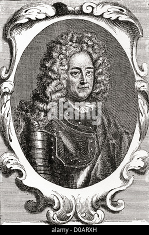 John Churchill, primo Duca di Marlborough, principe di Mindelheim, 1650 - 1722. Soldato inglese e più. Foto Stock