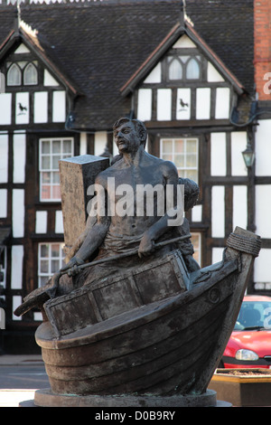 Il Saltworkers di Droitwich, da John McKenna Foto Stock