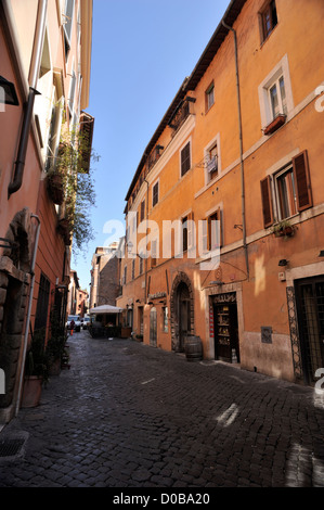 Via della Scala, Trastevere, Roma, Italia Foto Stock