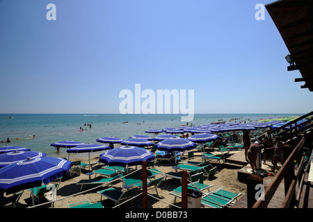 Italia, Basilicata, Metaponto, spiaggia Foto Stock