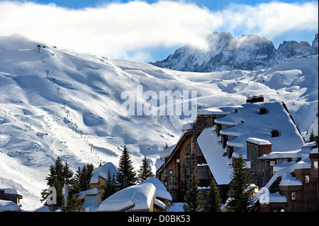 Avoriaz alpi francesi. Foto Stock