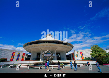 L'H.R. MacMillan Space Centre Planetario e Museo di Vancouver in Vanier Park, Vancouver, BC, British Columbia, Canada - Estate Foto Stock