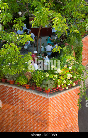 Österreich, Wien 7, Glacis Beisl, Museumsquartier, Zugang Breitegasse 4, Museumsplatz 1 Foto Stock