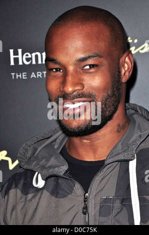 Tyson Beckford il quinto annuale Hennessy artistica Tour - Gli arrivi di New York City, Stati Uniti d'America - 14.10.10 Foto Stock