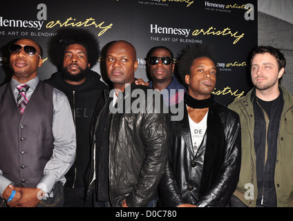 Le radici del quinto annuale Hennessy artistica Tour - Gli arrivi di New York City, Stati Uniti d'America - 14.10.10 Foto Stock