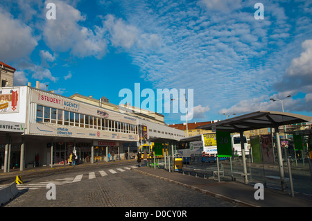 Florenc autobusove nadrazi la principale stazione autobus extraurbani Karlin quartiere Praga Repubblica Ceca Europa Foto Stock